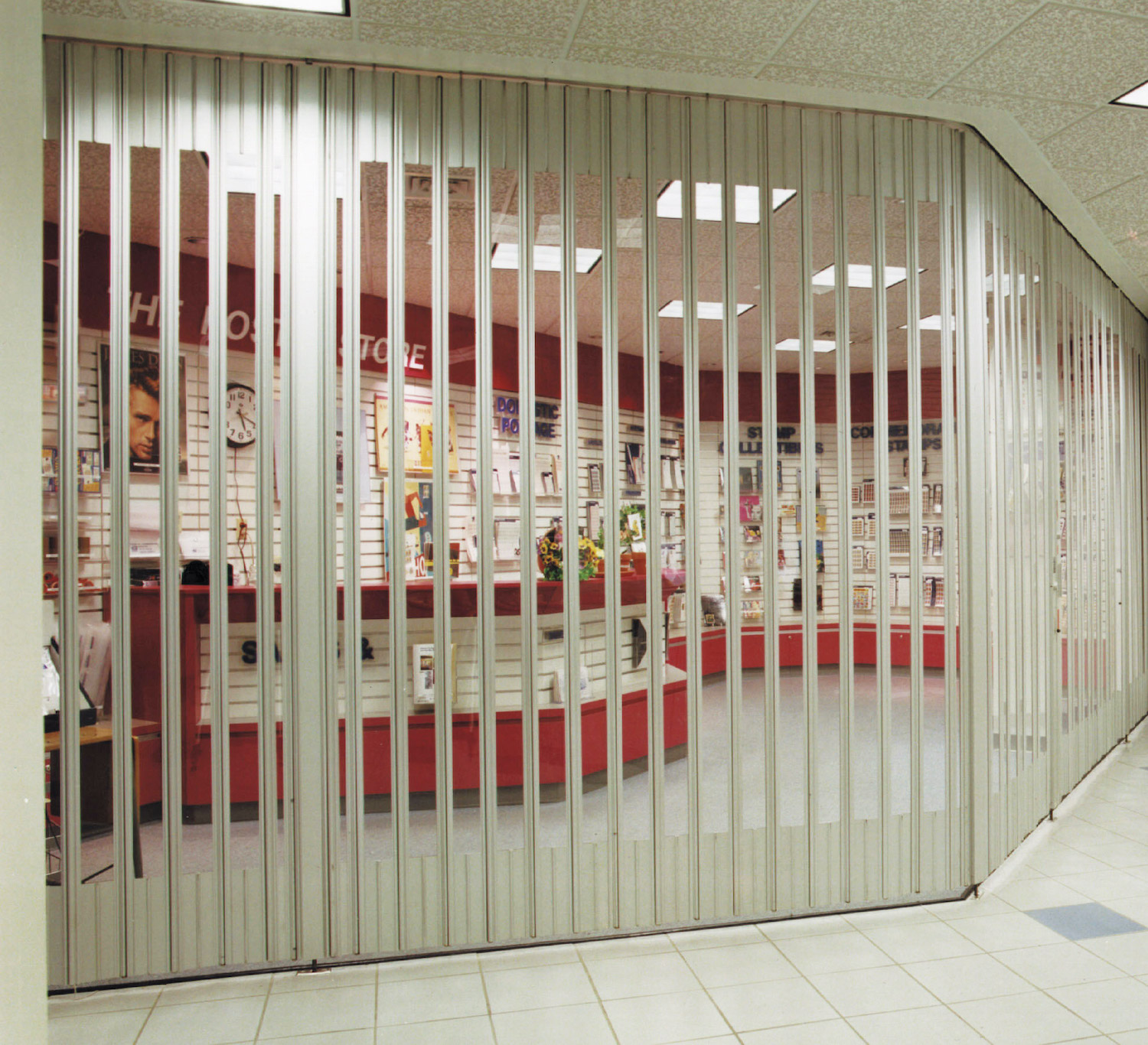 Commercial Side Folding Security Doors - Security Grilles - Dynamic