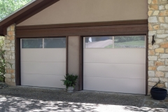 Non-Textured (smooth) flush door with frosted glass