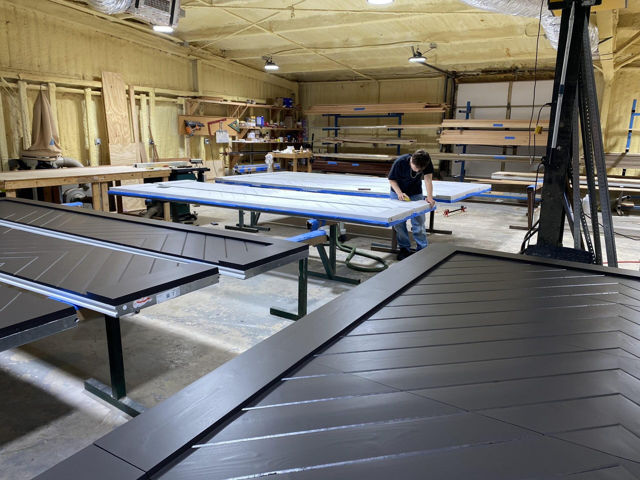 Wood Team working